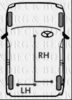 BORG & BECK BKB1125 Cable, parking brake